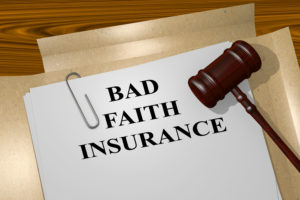 folder with bad faith insurance claim in columbia sc